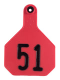 Y-Tex Numbered 2-Piece Ear Tags, 25 ct