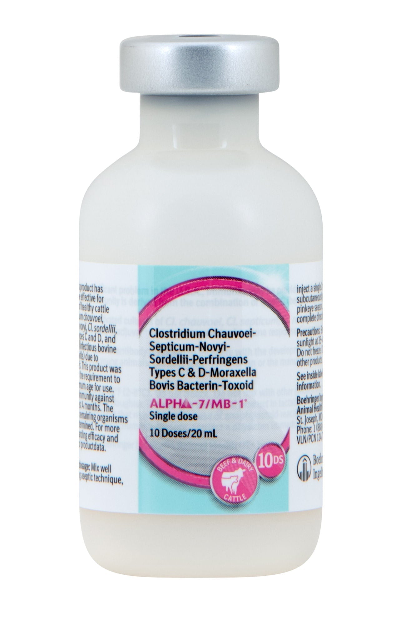 Alpha-7/MB-1 Cattle Vaccine for Blackleg & Pinkeye
