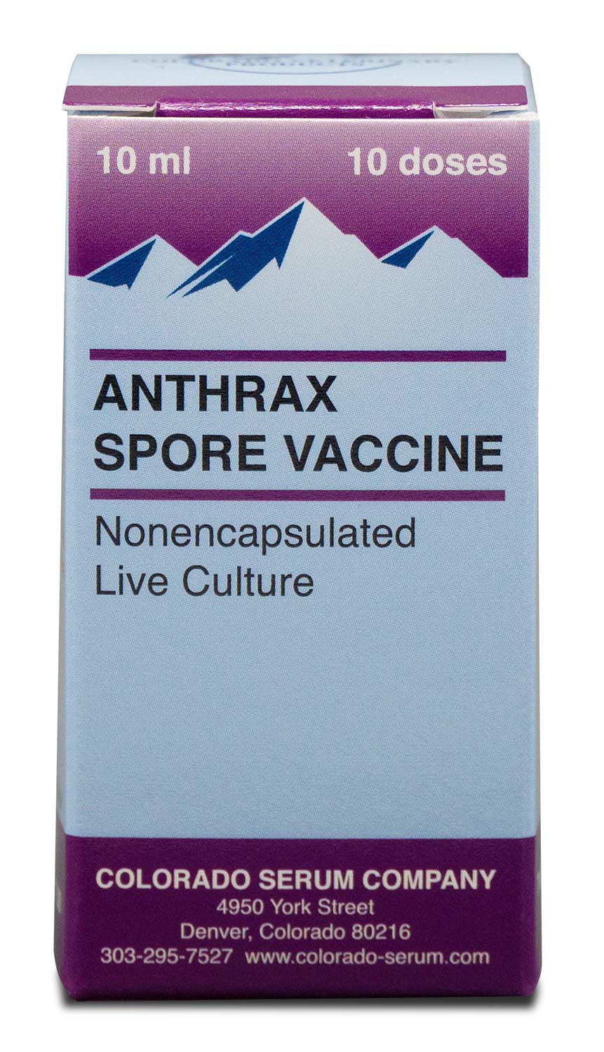Anthrax Spore Vaccine for Horses & Livestock