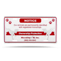 Avid Small Fence Sign, 6" x 12"