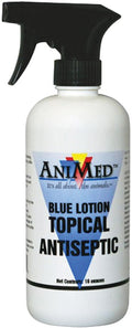Animed Blue Lotion Topical Antiseptic Wound Dressing Spray, 16 oz
