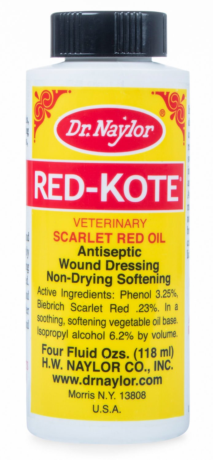Dr. Naylor Red-Kote Antiseptic Wound Dressing – Spray for Horses, Dogs, and Livestock, Cuts, Burns & Slow-Healing Wounds