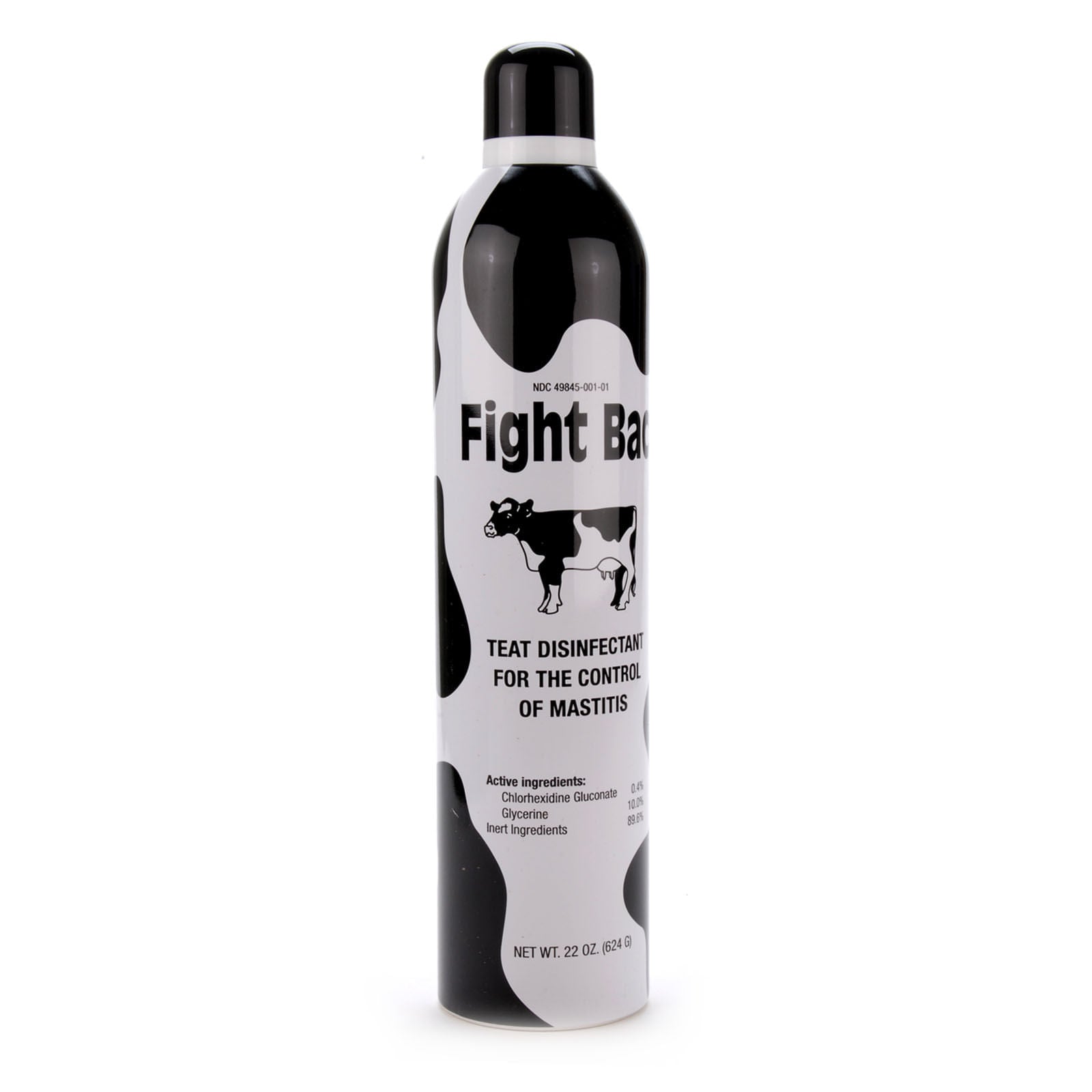 Fight Bac Teat Disinfectant, 22 oz - One Can Treats 300+ Cows