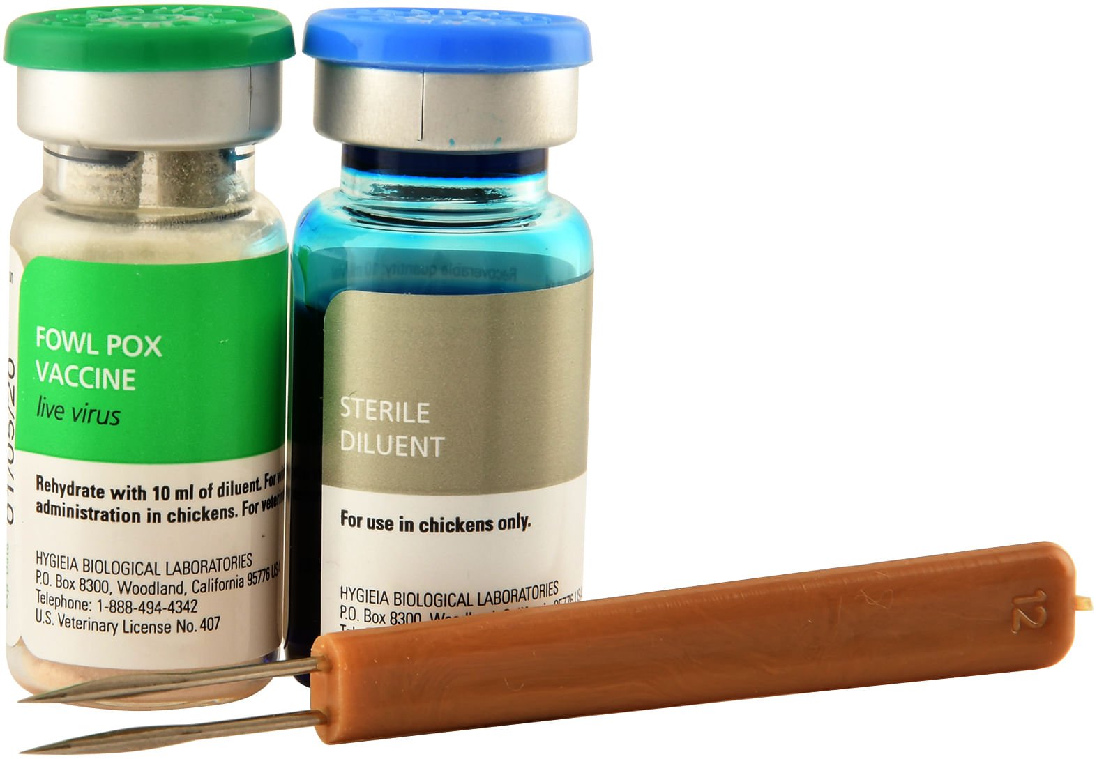 Fowl Pox Vaccine for Chickens, 1000 Doses