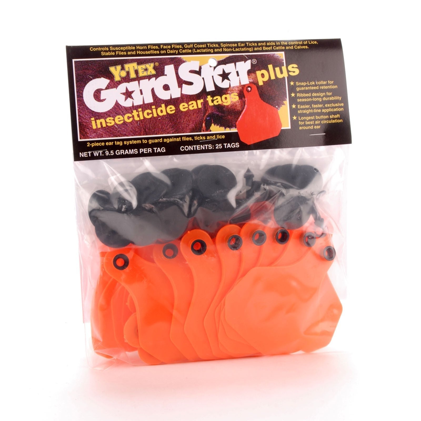 GardStar Plus Cattle Insecticide Ear Tags, 25 Fly Tags