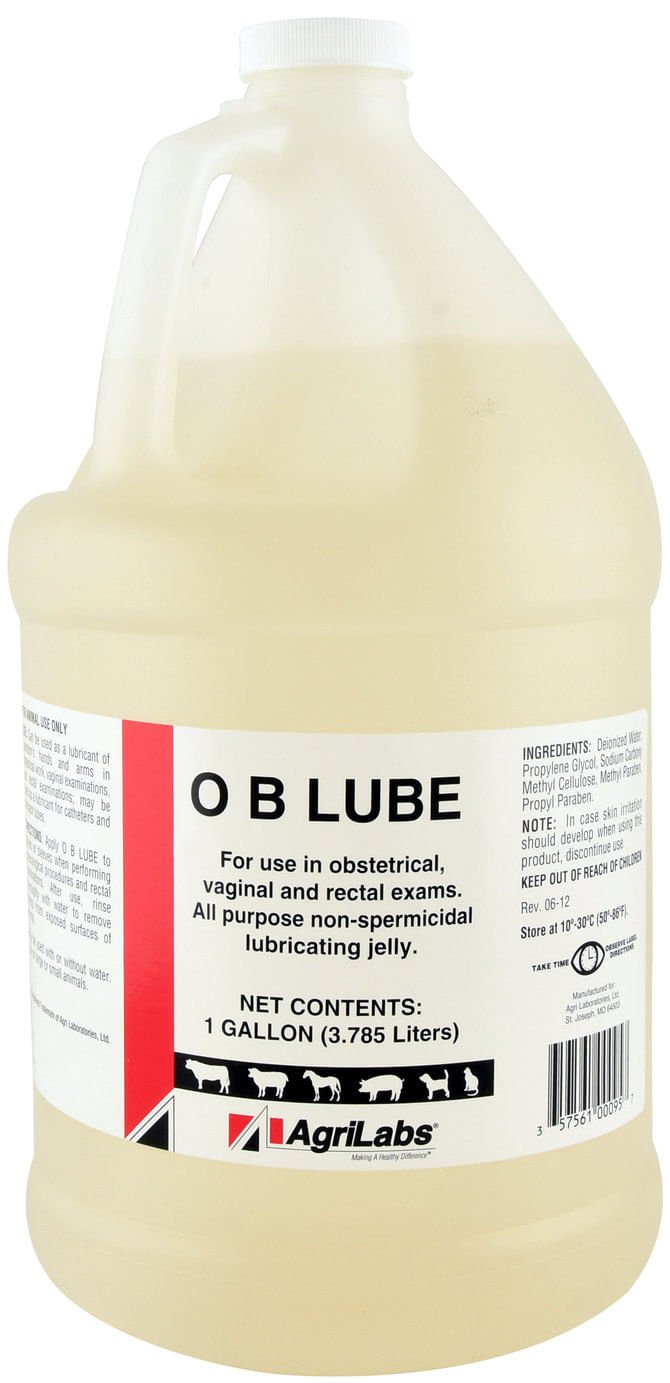 Generic OB Lubricant, Gallon – Non-Irritating Veterinary & Obstetrical Lube