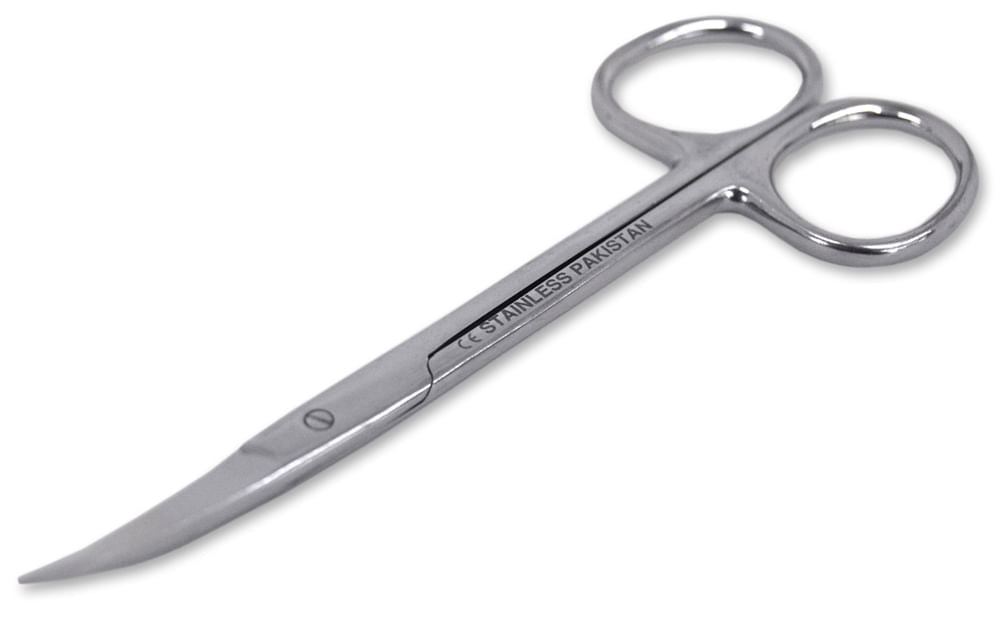 Iris Scissors, Curved, 4.5"
