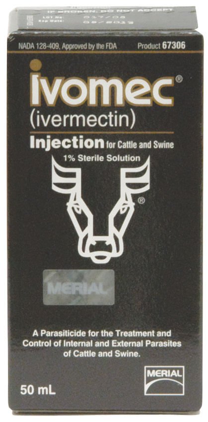 IVOMEC Injection (1%) Wormer for Cattle & Swine