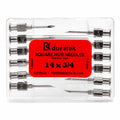 Jeffers Stainless Steel Veterinary Needles, 12 Pack