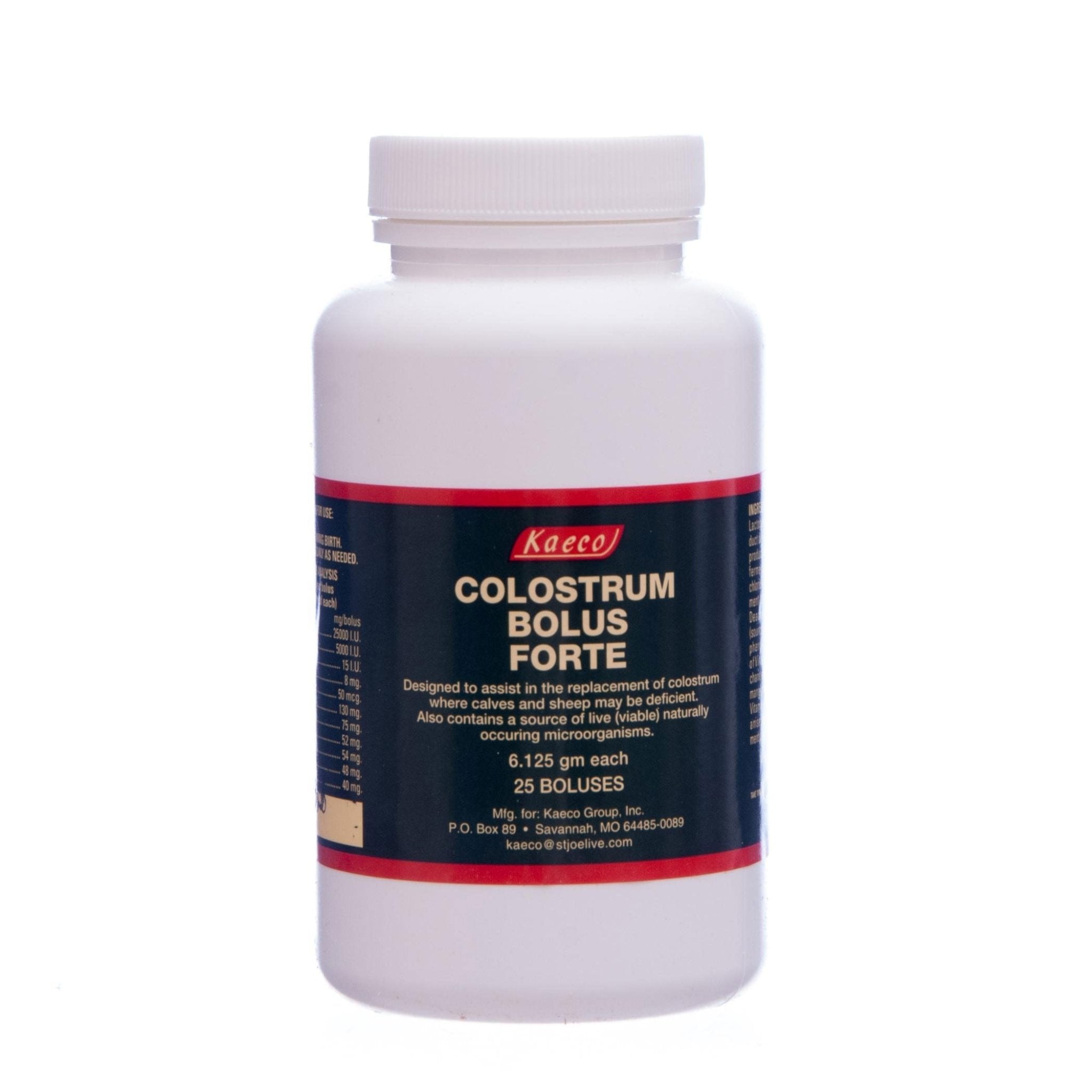 Kaeco Colostrum Bolus Forte, Colostrum Supplement, 25 pk