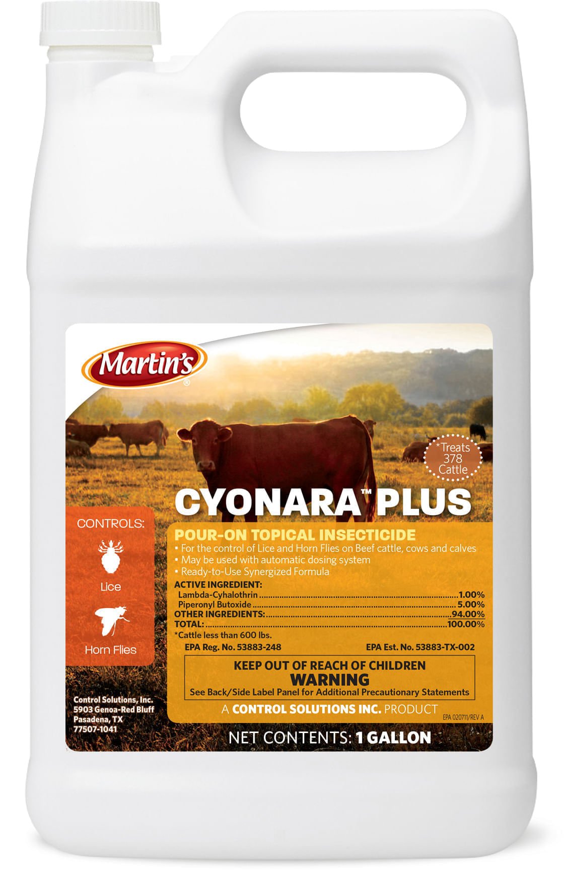 Martin's Cyonara Plus Pour-On Fly Insecticide & Applicator