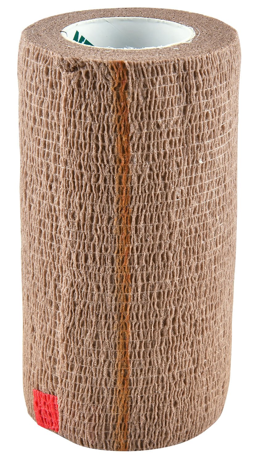 Neogen SyrFlex Cohesive Flexible Bandage, 4" x 5 Yards, Easy-Tear, Water & Slip-Resistant