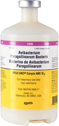 POULVAC Coryza ABC IC3 Poultry Vaccine (Haemophilus Paragallinarum Bacterin), 500 mL