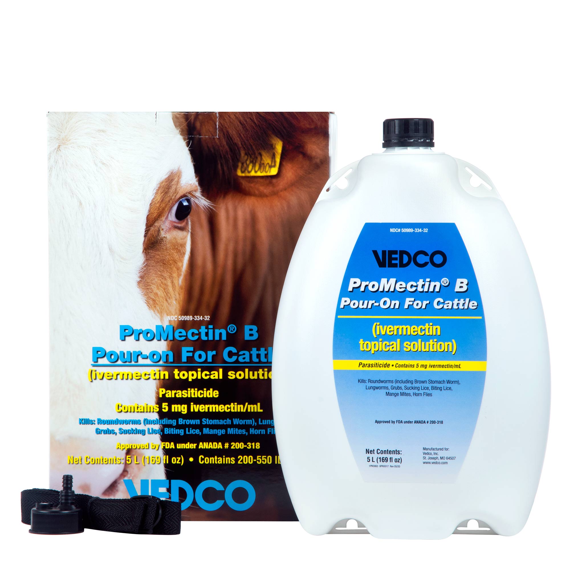 ProMectin B Pour-On Parasiticide, 5 L