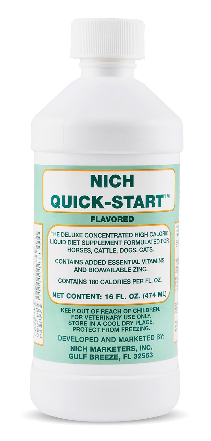 Quick Start Liquid Supplement, 16 oz – High-Calorie Energy & Recovery Support for Animals