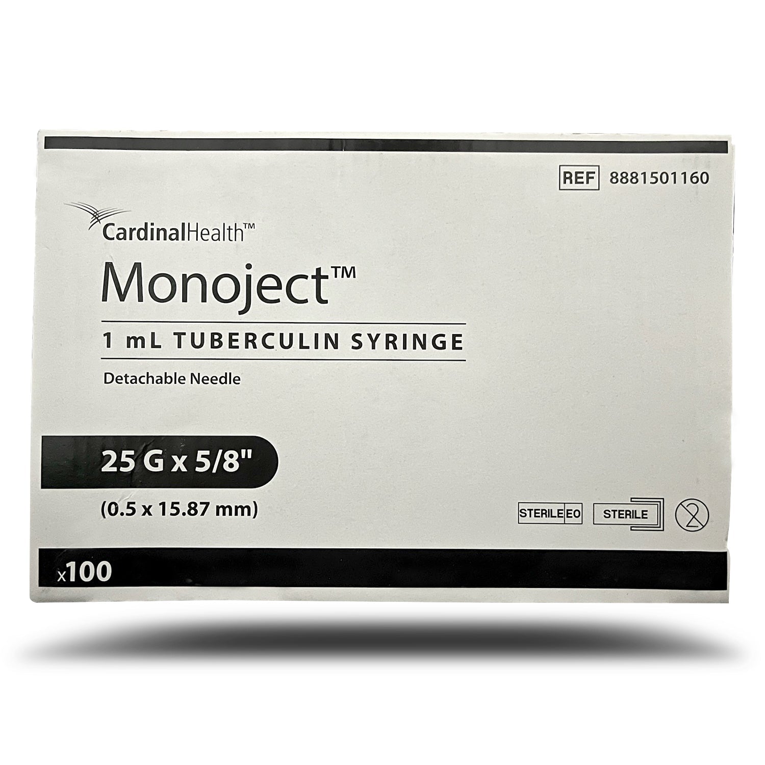 Rx Monoject Tuberculin (TB) Syringe with Needle