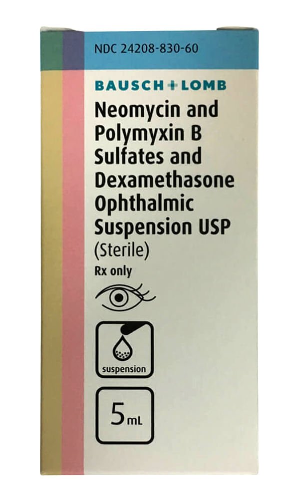 Rx Neo/Poly/Dex Ophthalmic Suspension, 5 mL