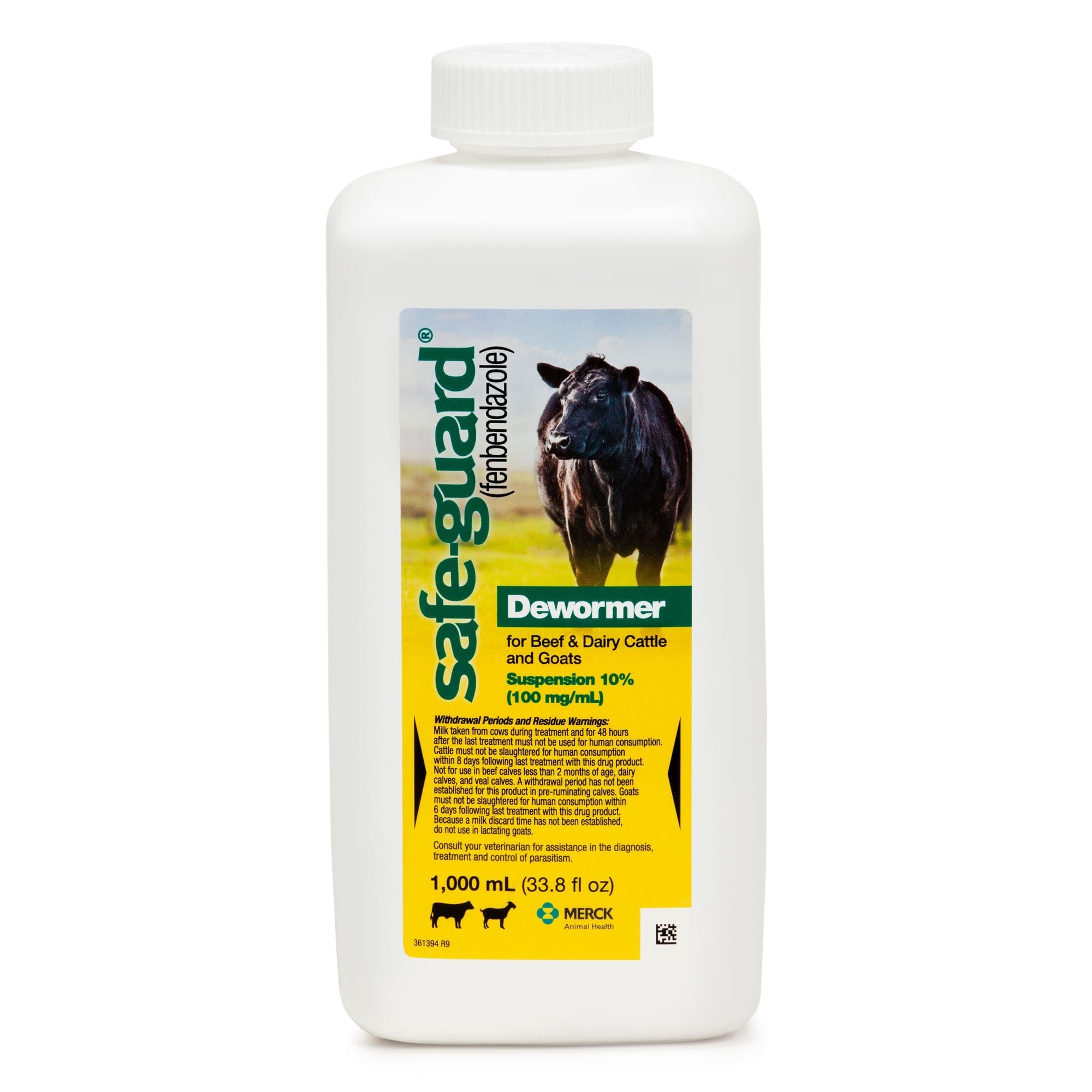 Safe-Guard 10% Suspension Cattle and Goat Dewormer