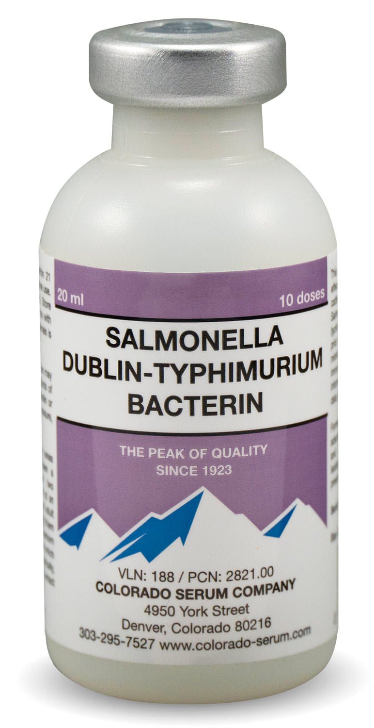 Salmonella Dublin-Typhimurium Bacterin Cattle Vaccine