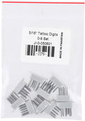 Extra Jeffers Small Animal Tattoo Letters and/or Numbers, 5/16"