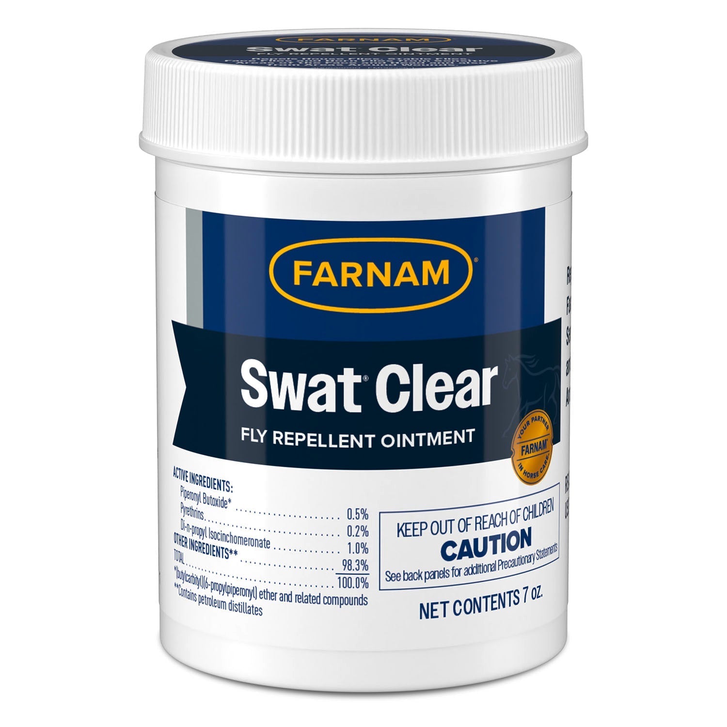 Swat Fly Repellent Ointment Pink & Clear for Horses, Ponies & Dogs