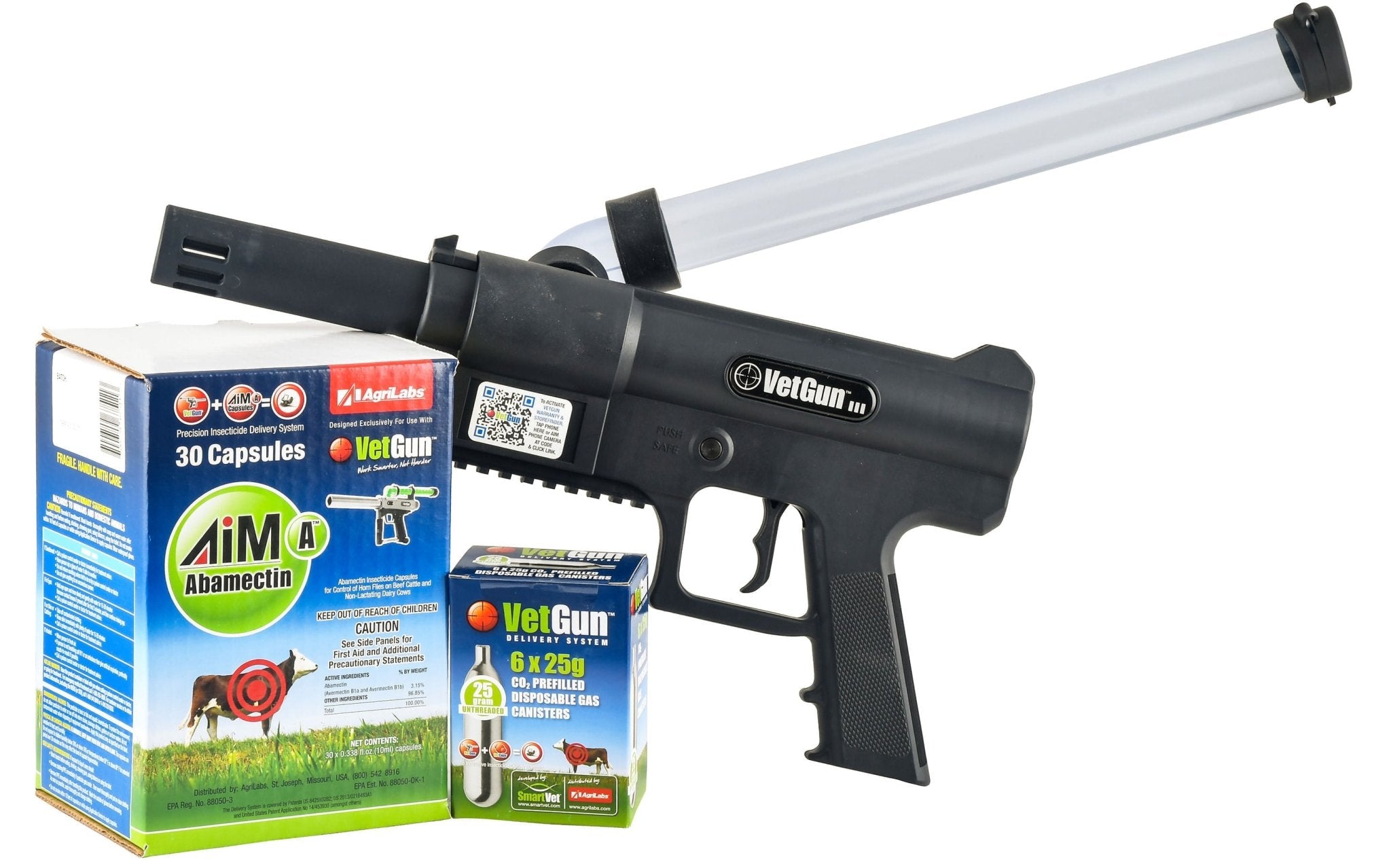 VetGun III AiM-A Cattle Fly Insecticide Delivery System - 30 Cow Starter Kit