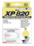 XP 820 Insecticide Cattle Ear Tags, 20 pack