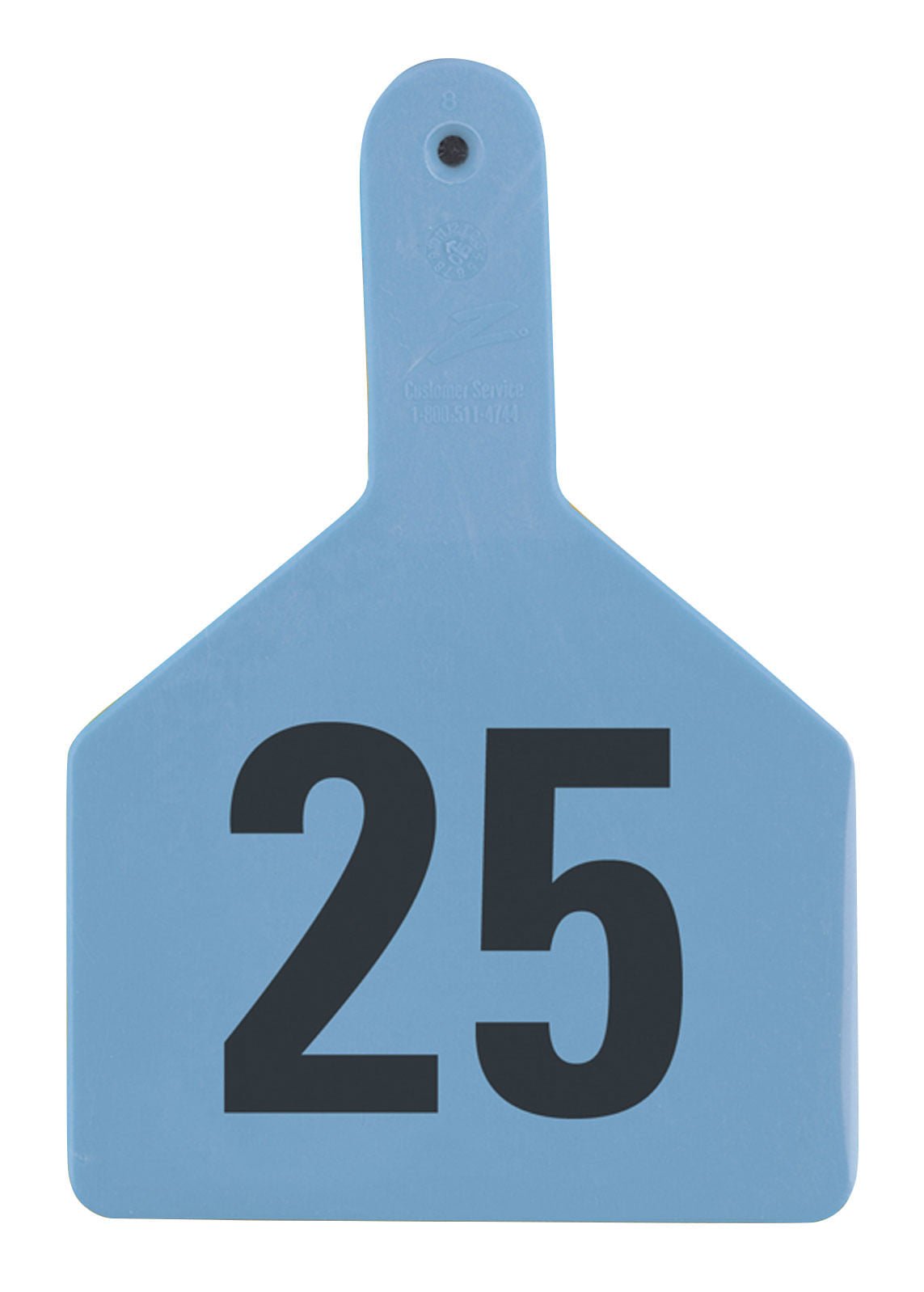 Z1 No-Snag Numbered 1-Piece Ear Tags, 25 ct